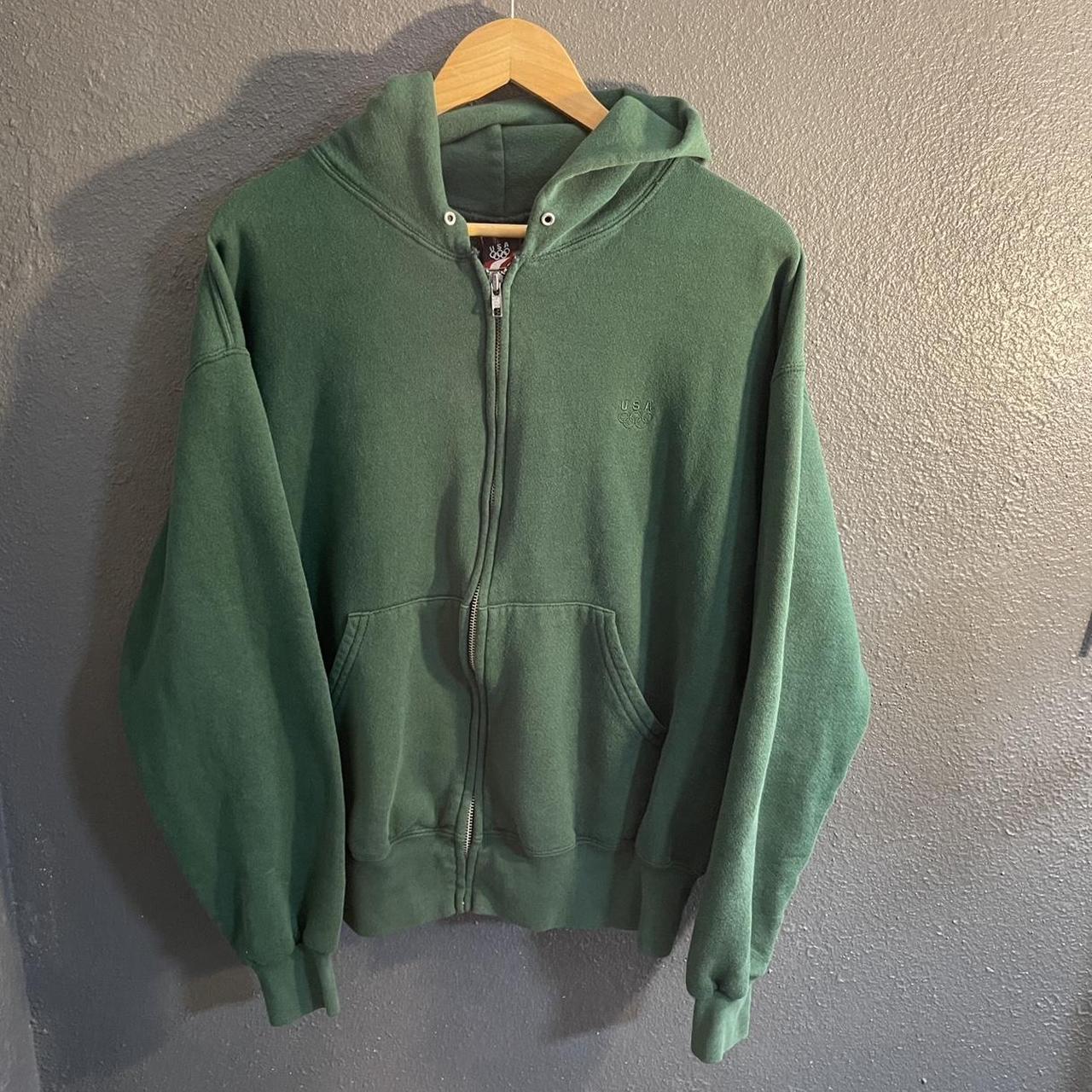 USA zip up hoodie Great condition Shipped by 1-3... - Depop