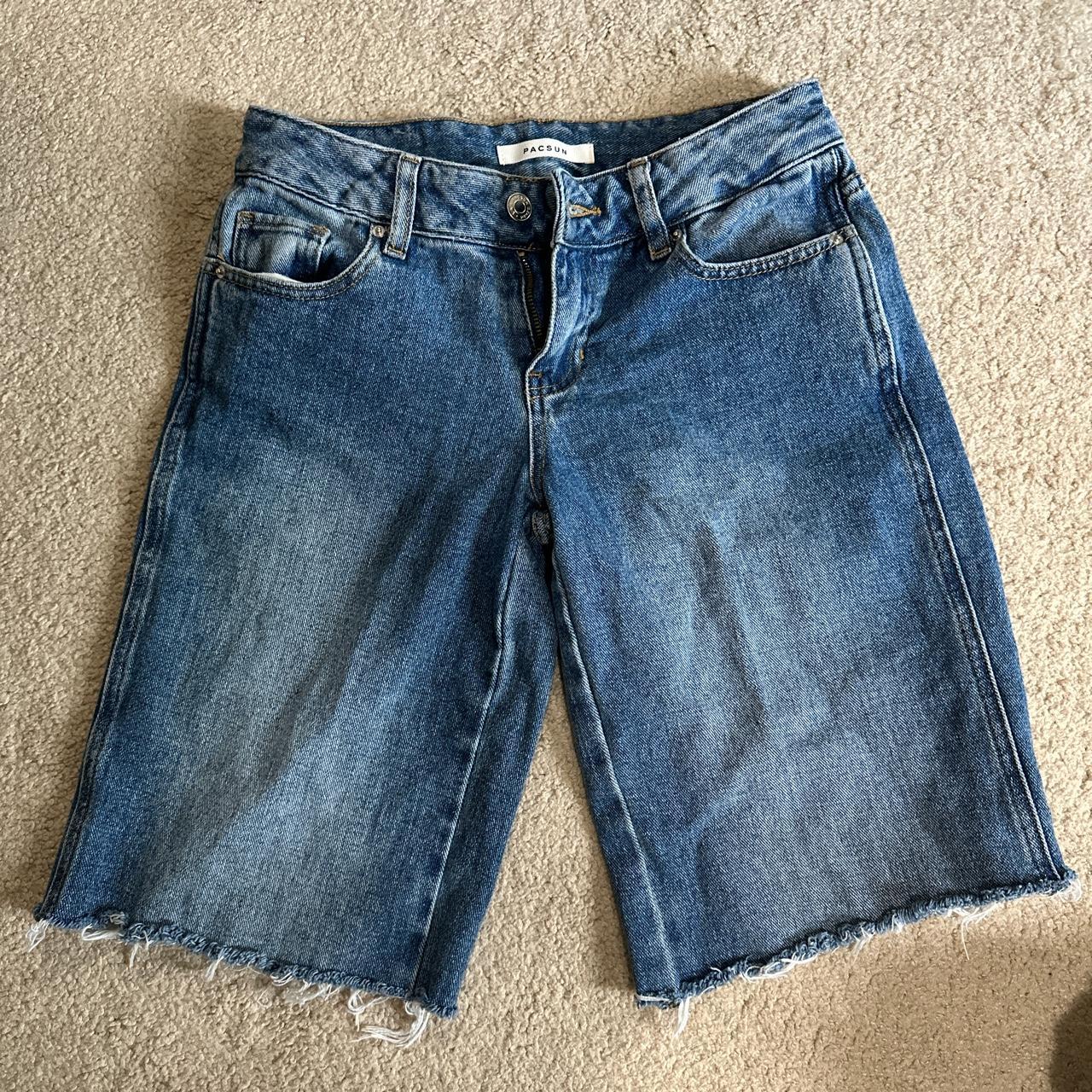 PacSun Low-Rise Jean Shorts (Jorts) - Depop