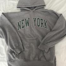 J. Galt oversized “Meet Me in New York” hoodie, sold - Depop