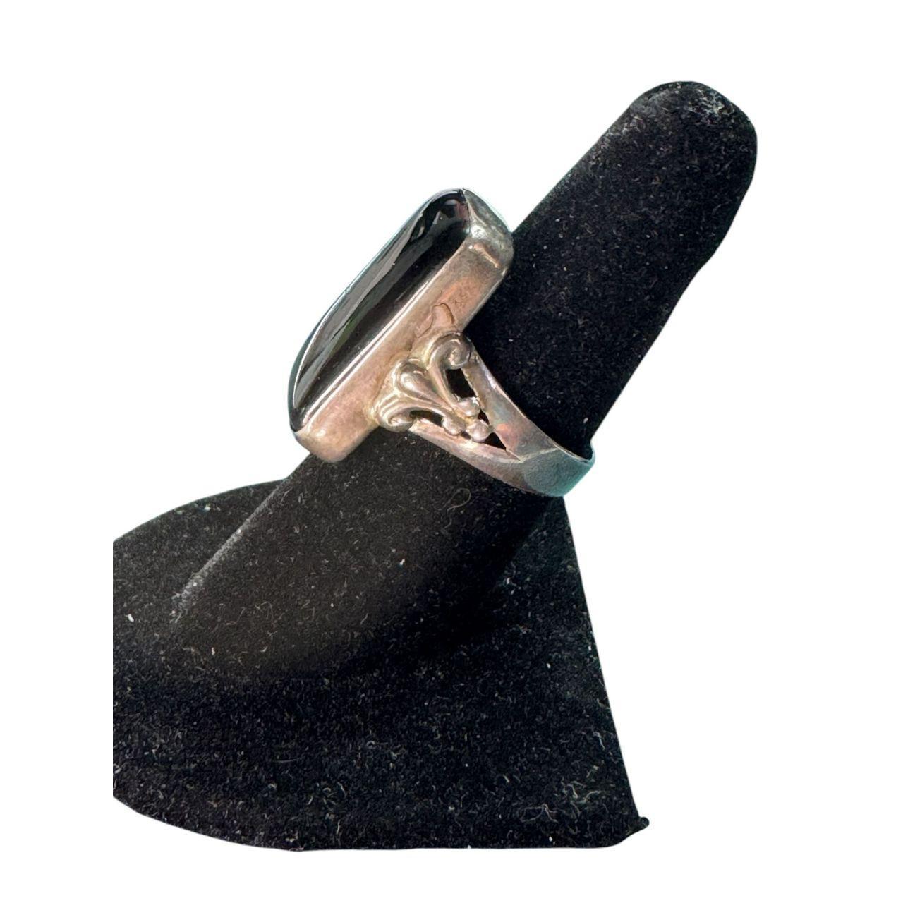 Source Unknown Women's Ring - Grey/Brown – Sterli… - image 4