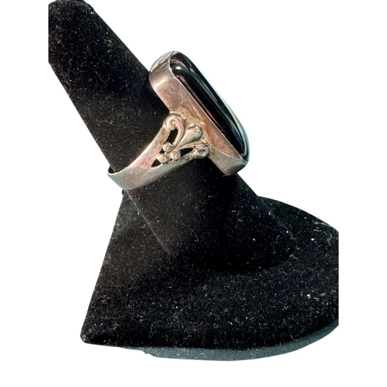 Source Unknown Women's Ring - Grey/Brown – Sterli… - image 3