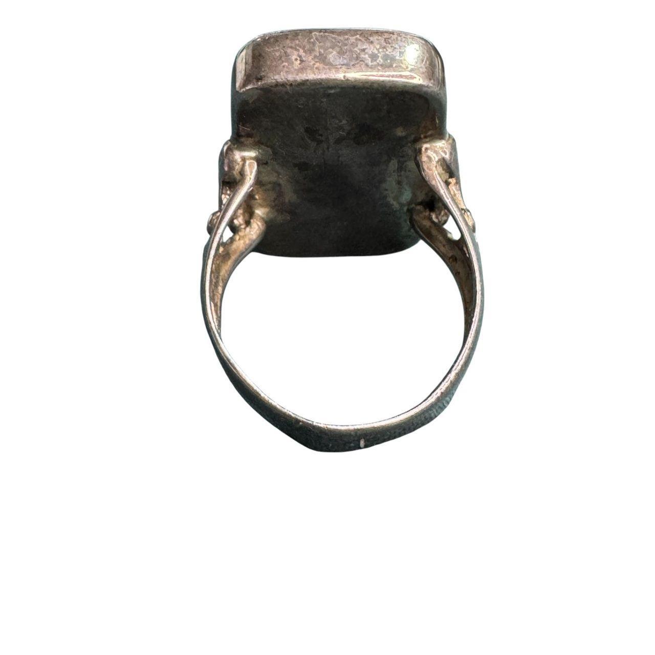 Source Unknown Women's Ring - Grey/Brown – Sterli… - image 7
