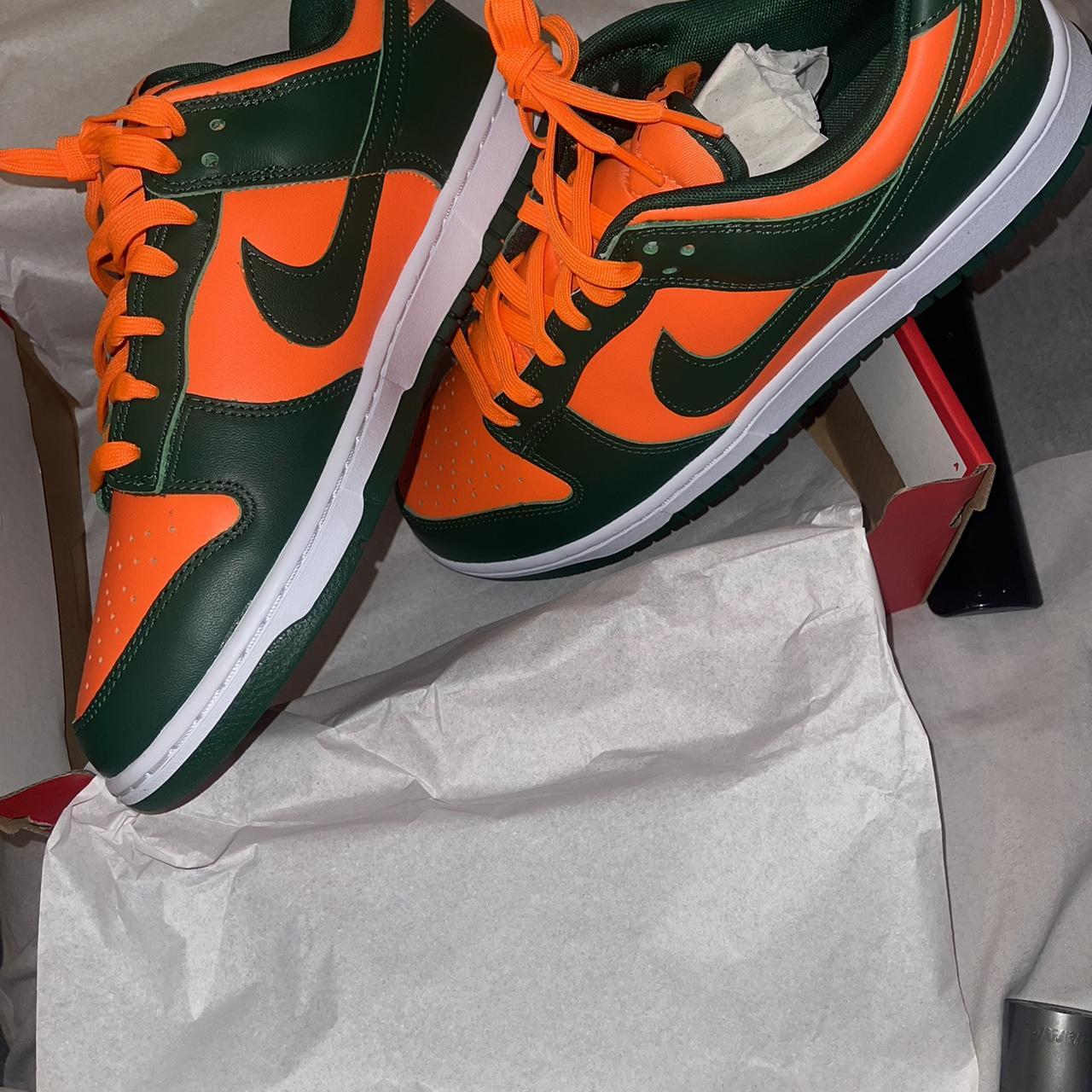 Nike Men's Green And Orange Trainers 