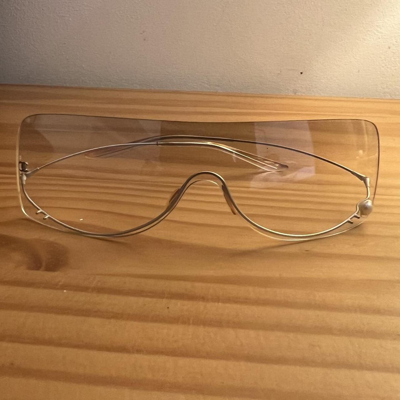 100 Authentic vintage rimless Chanel sunglasses... Depop