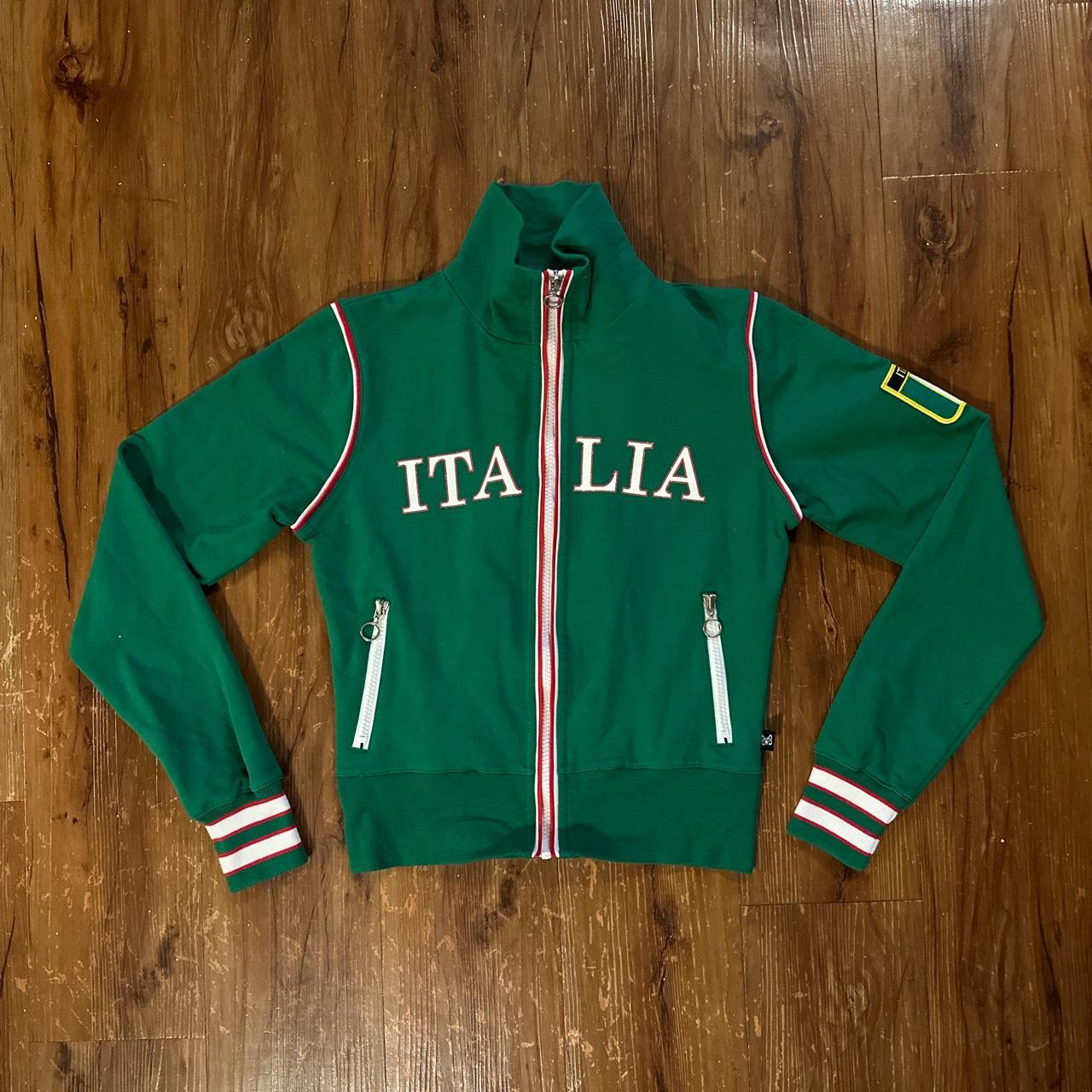 vintage y2k italia track jacket 🇮🇹 similar to an... - Depop