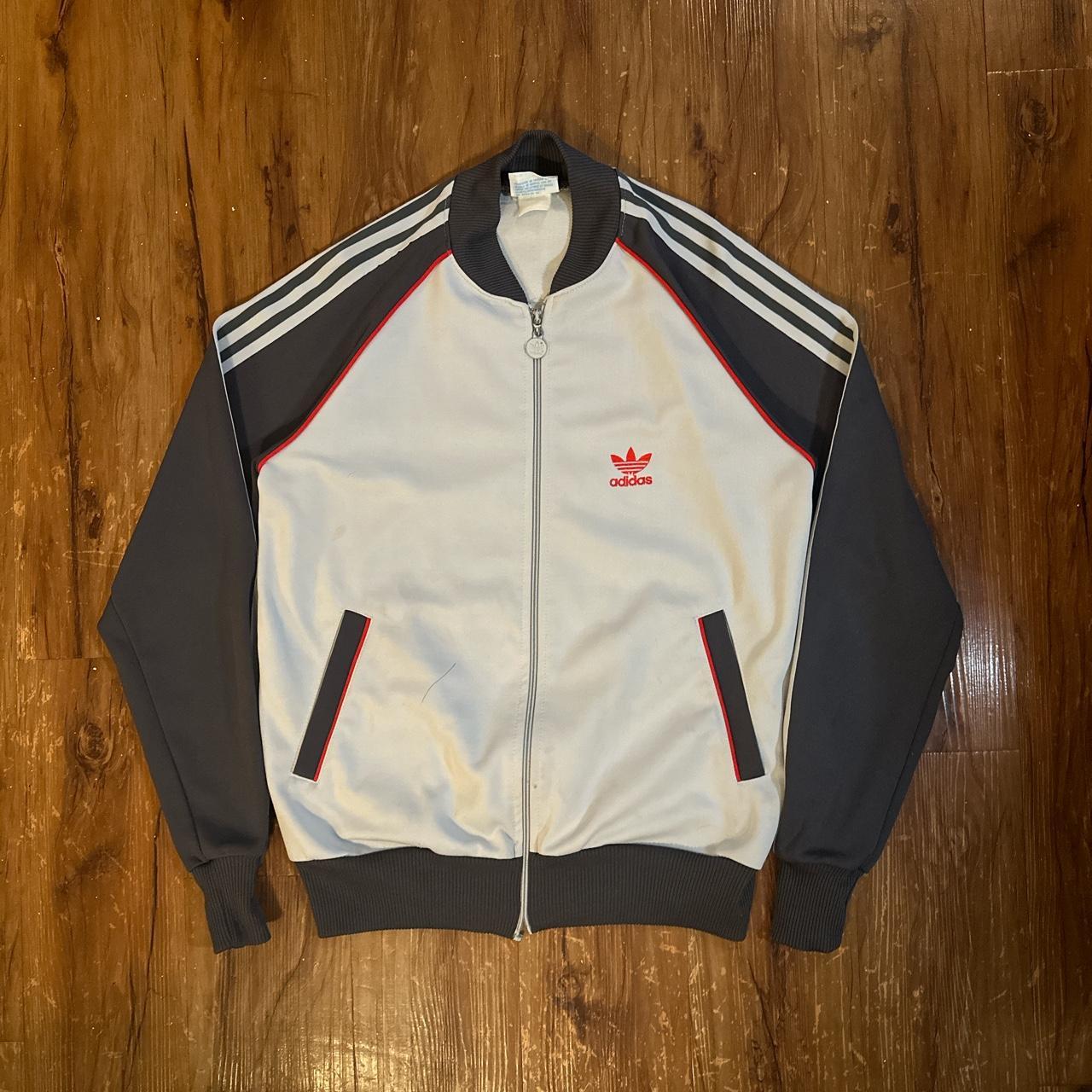 vintage euro adidas track jacket, from the mid...