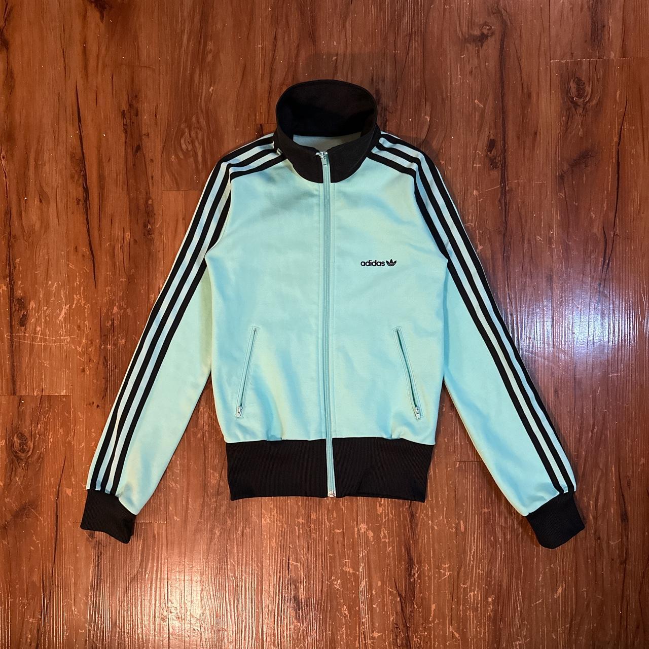 vintage euro adidas track jacket from the mid - Depop