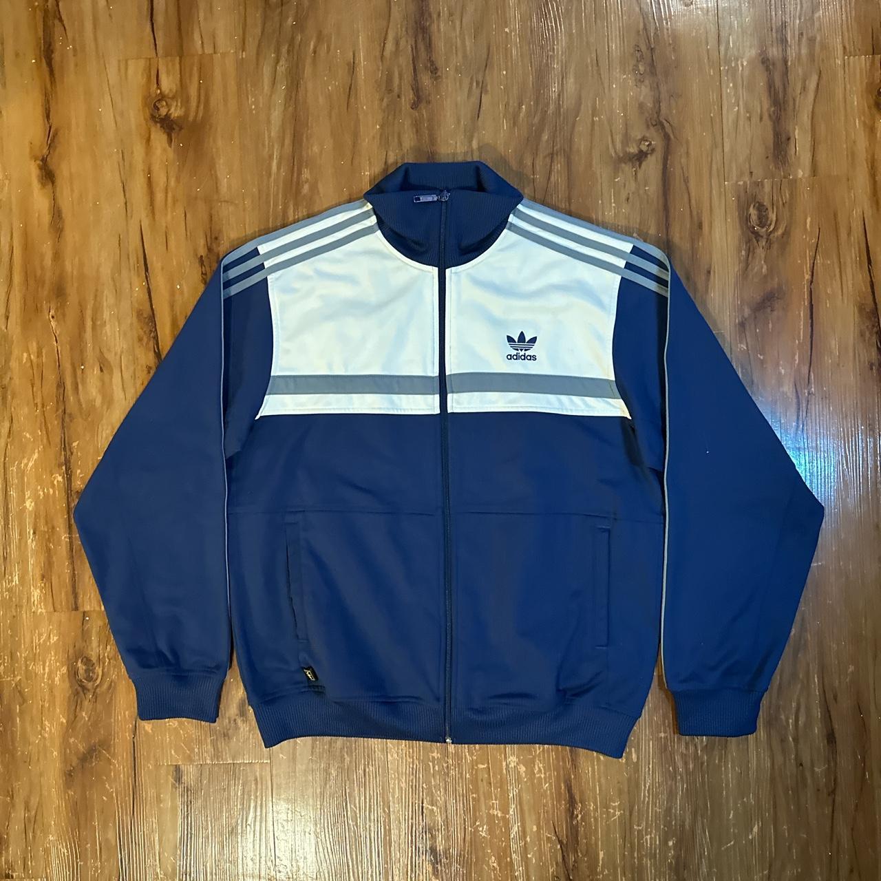 vintage euro adidas track jacket from the mid... - Depop