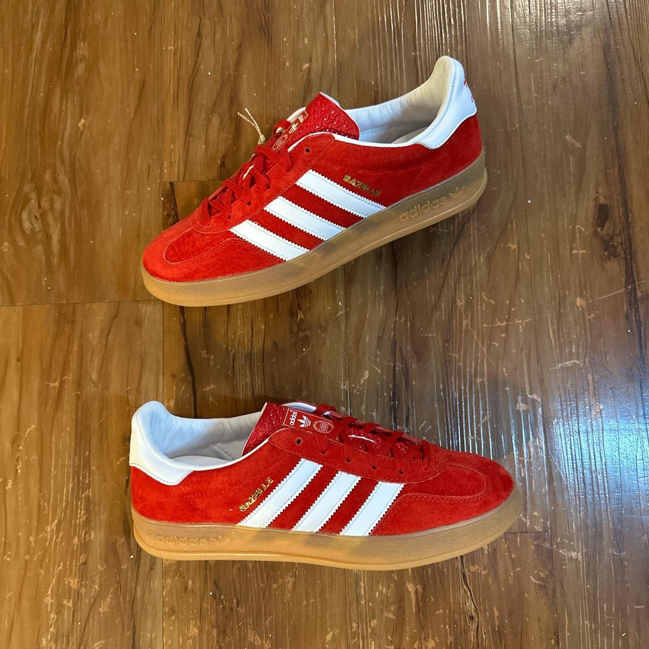 adidas gazelle indoor similar to adidas samba these... - Depop