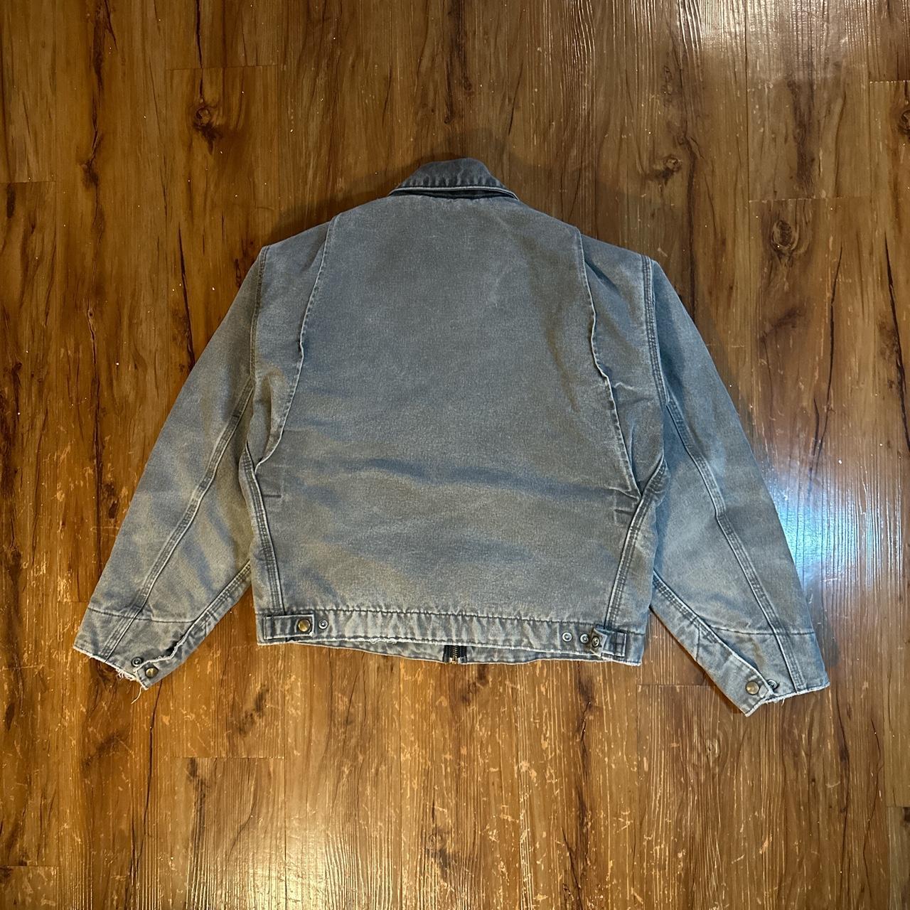 Vintage Carhartt Jacket Faded Grey Colorway In Good - Depop