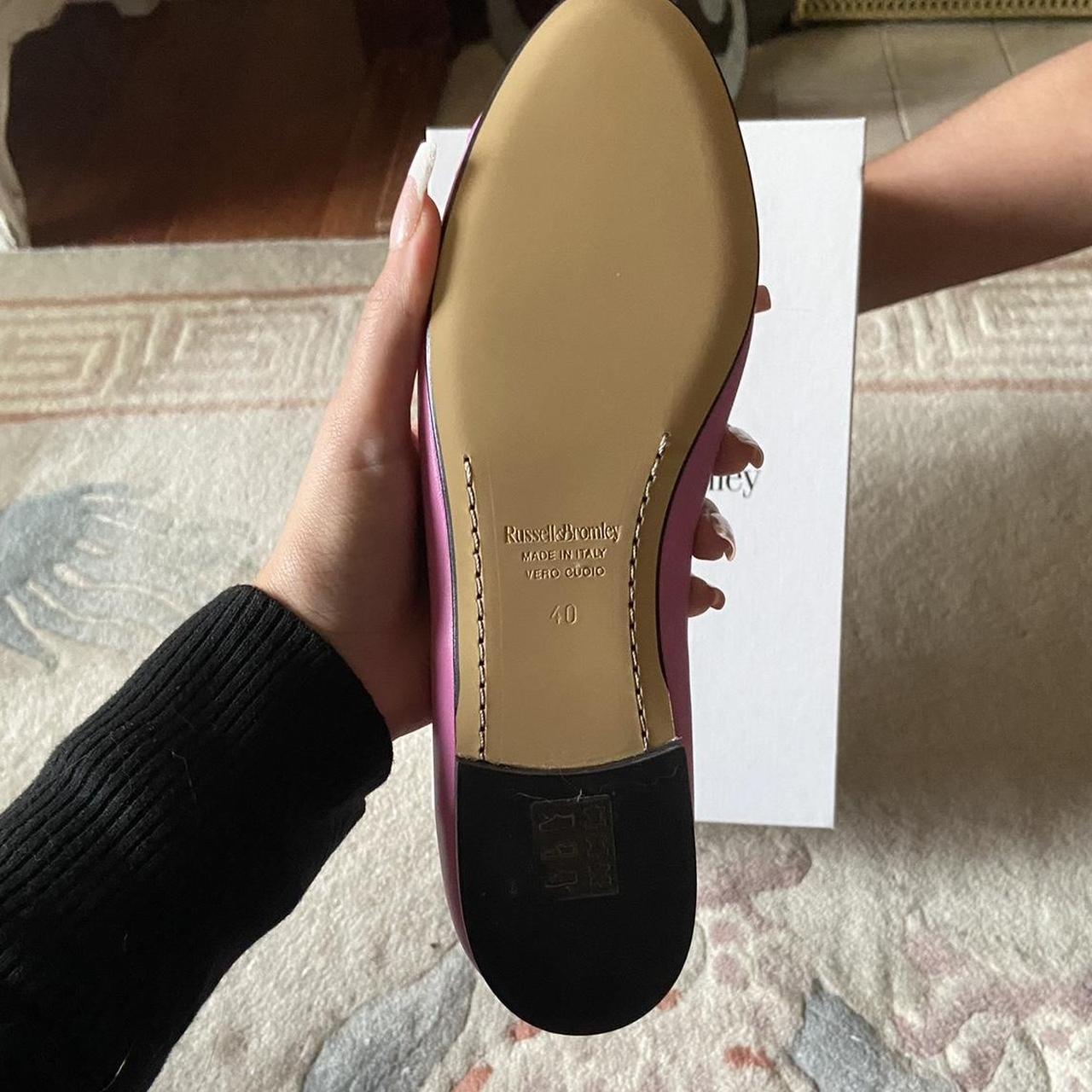 BRAND NEW WITH BOX! Russell & Bromley baby pink... - Depop