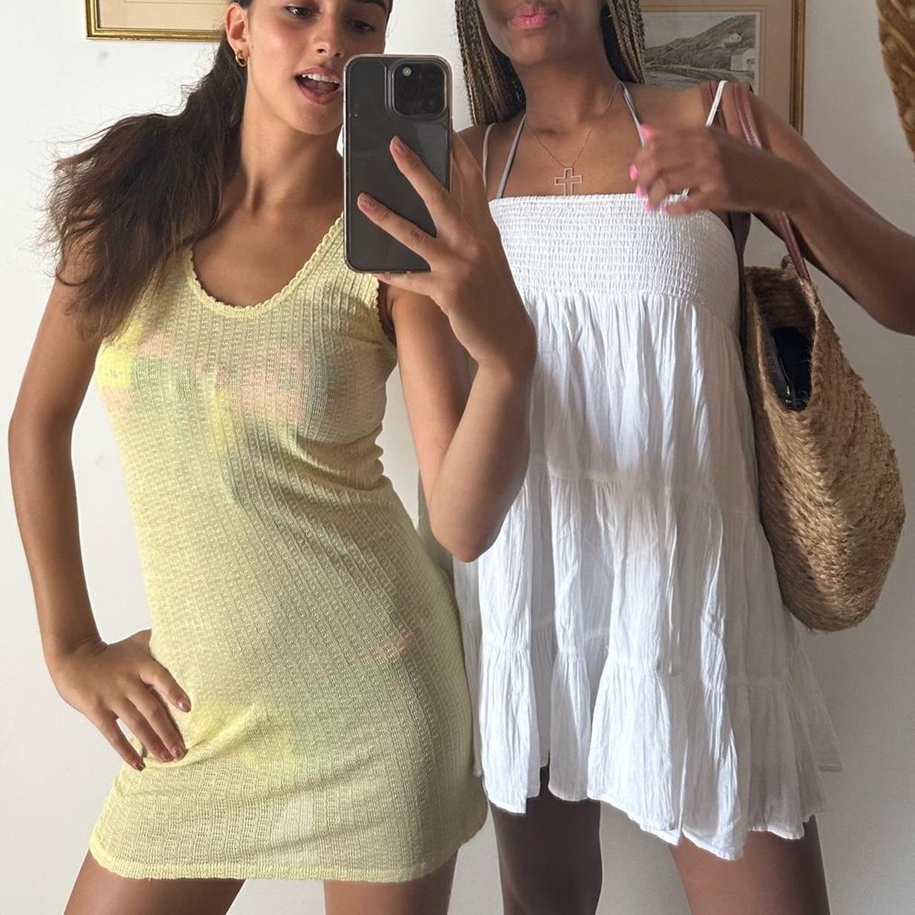 Yellow beach coverup!! Perfect for summer xx Would... Depop