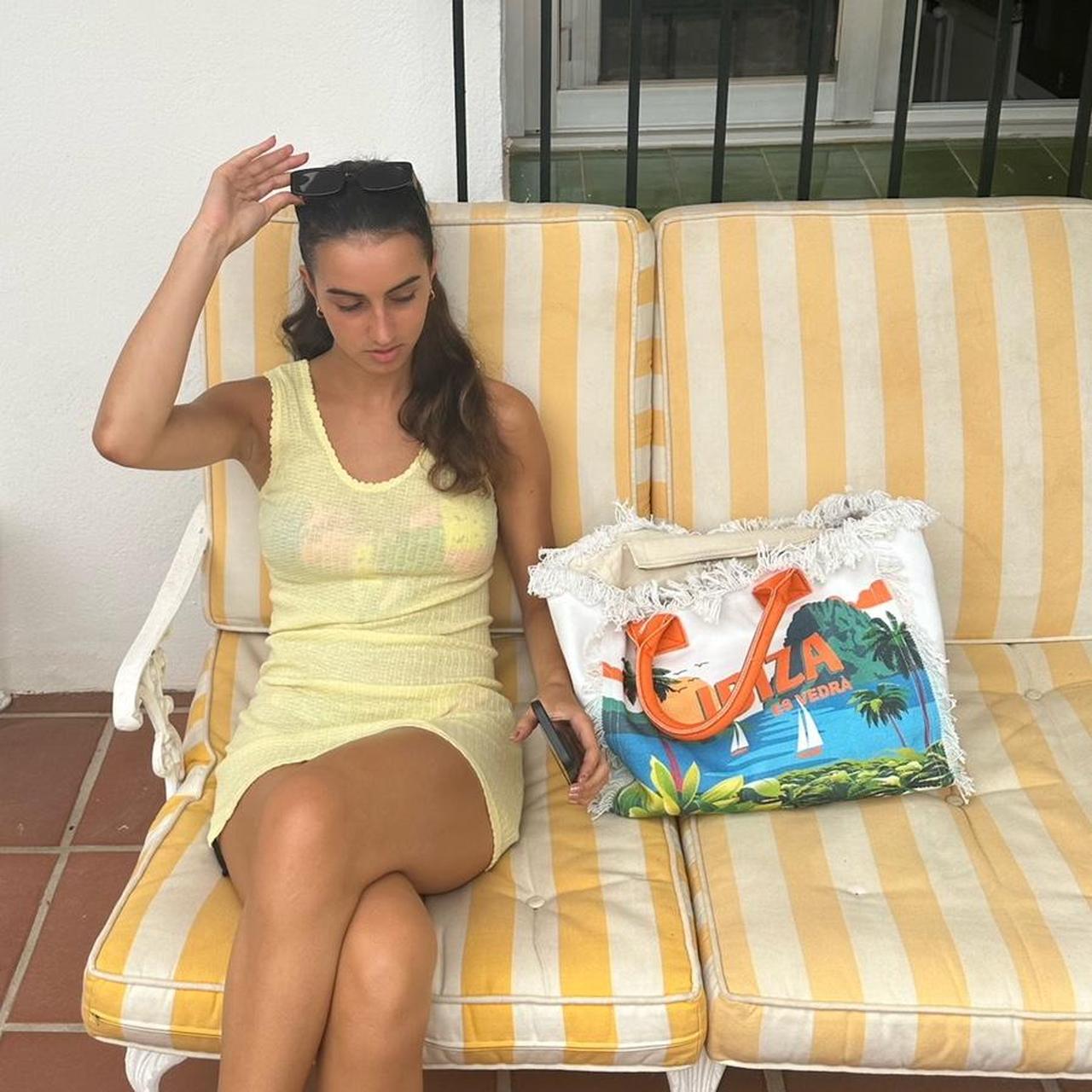 Yellow beach coverup!! Perfect for summer xx Would... Depop