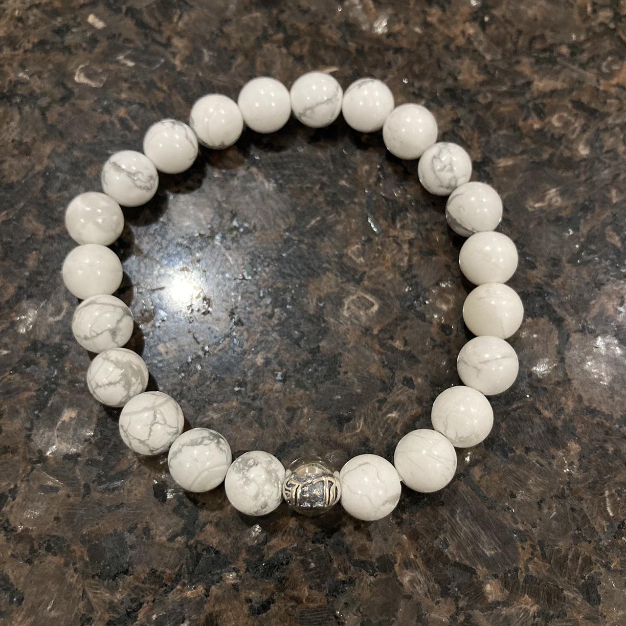 Old White Heart Beads – Bead Goes On