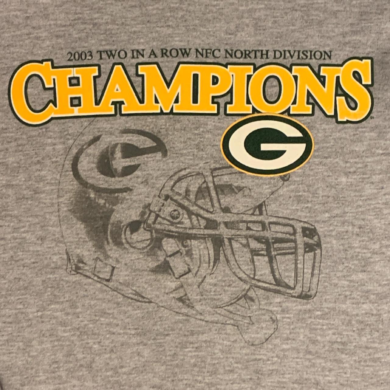 MEDIUM Vintage NFL North Division Champions Green Bay Packers Sweater  Sweatshirt