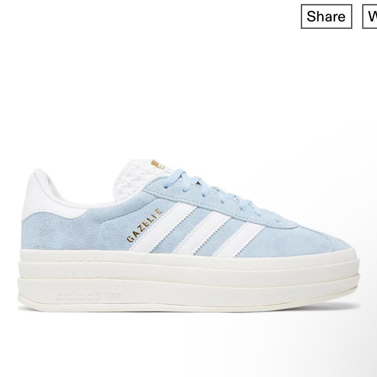 adidas gazelle bold in light blue size 7.5 BRAND... - Depop