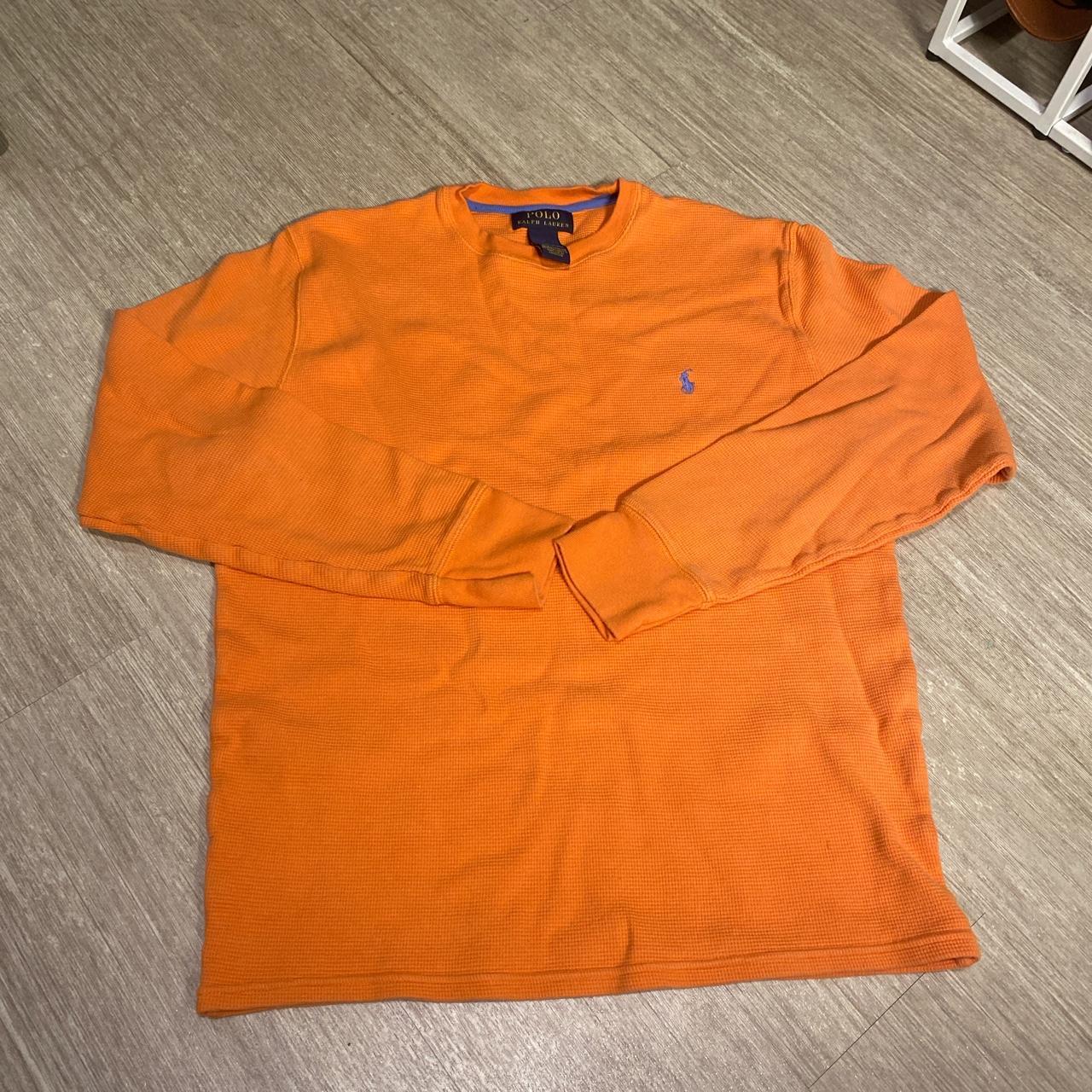 Polo Ralph Lauren Men's Orange Shirt | Depop