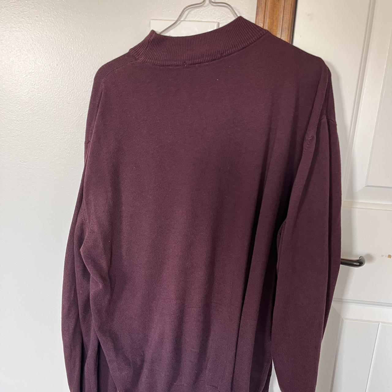 purple high neck sweater - very comfortable long... - Depop