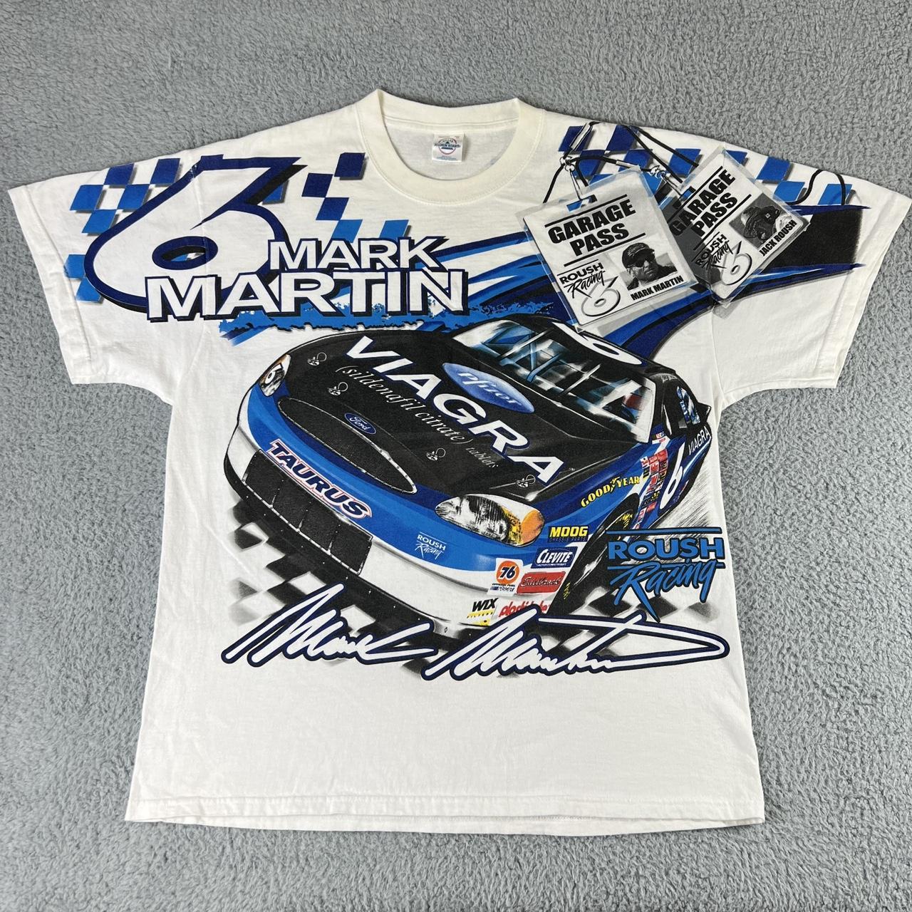 Mark Martin All Over Print Viagra Nascar XL... - Depop