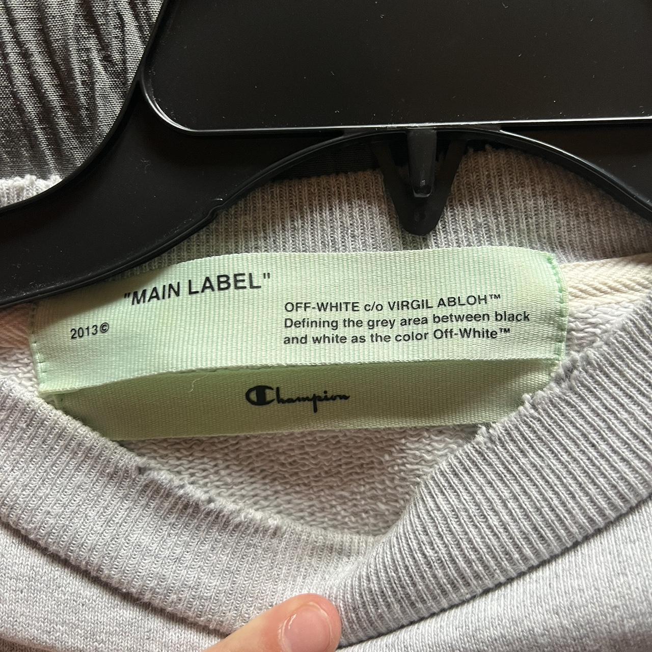 Off White Champion Sweatsuit Mens 2013 Off-White X Champion Arrows