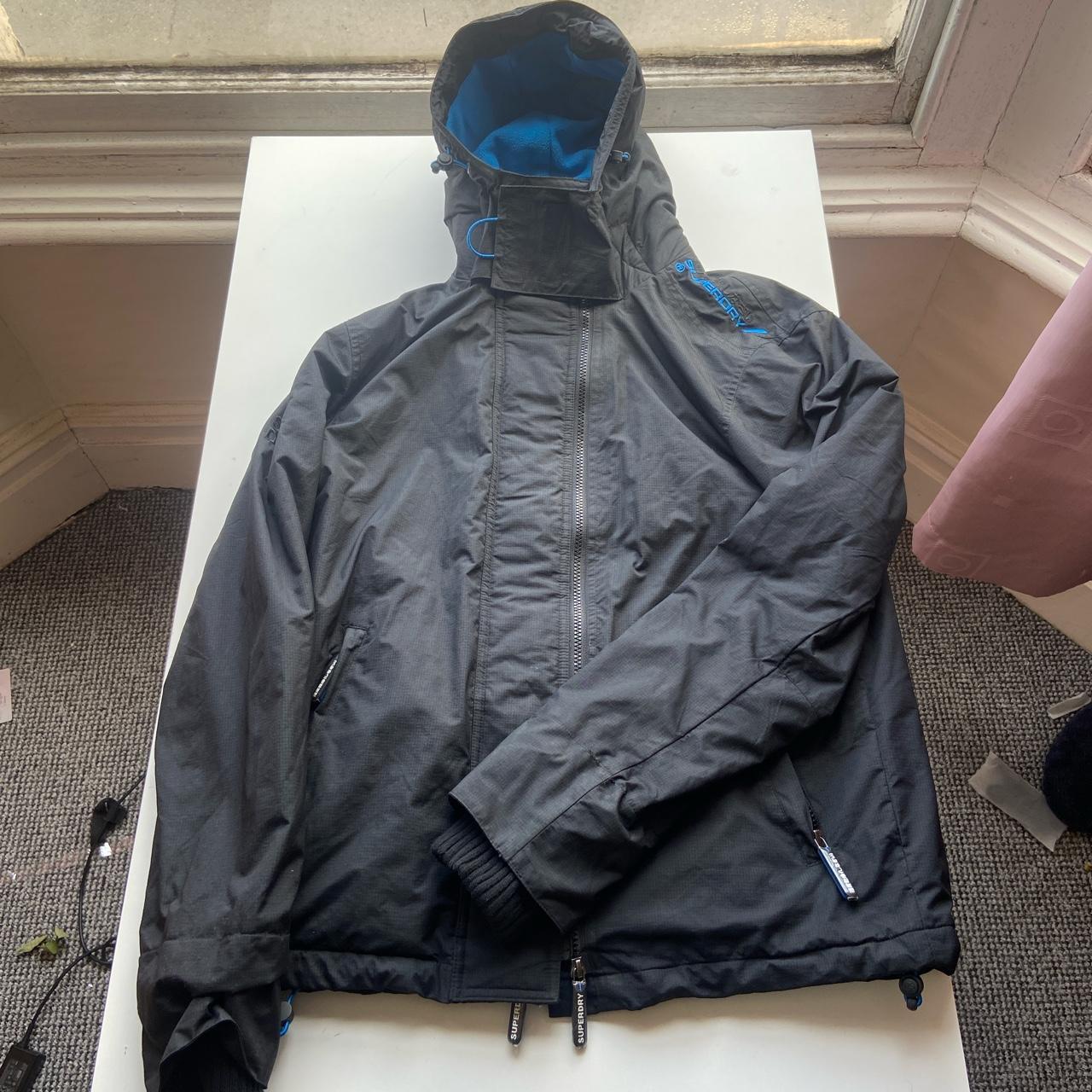 Super Dry Windcheater Jacket M Triple Zip - Depop