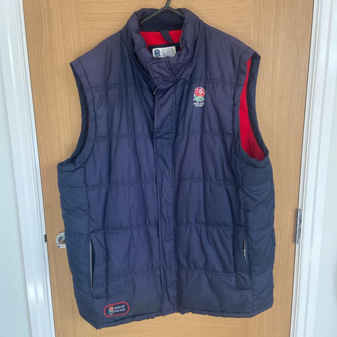 Official England Rugby Gilet Navy Official... - Depop