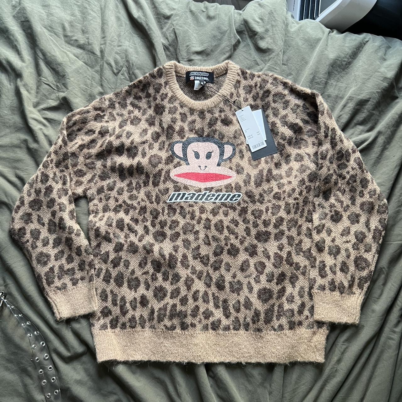 Cheetah with Louis Vuitton faux leather top. Like - Depop