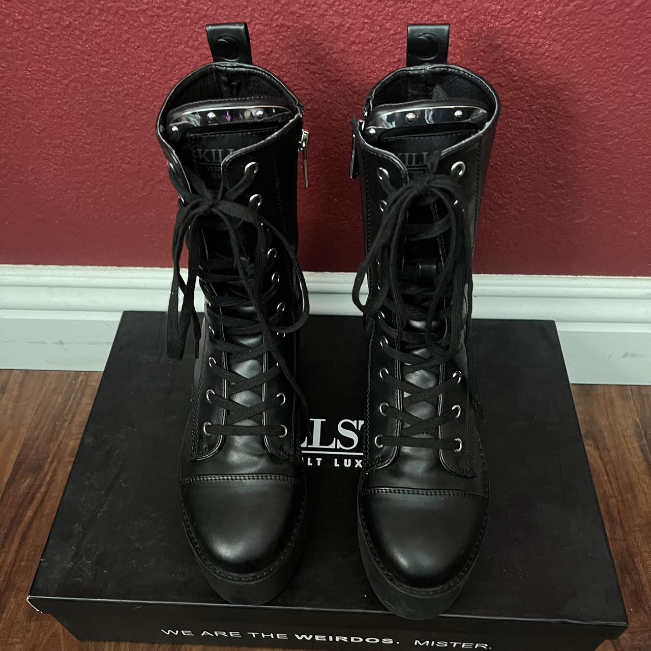 KILLSTAR Eternal Eclipse platform boots size 8