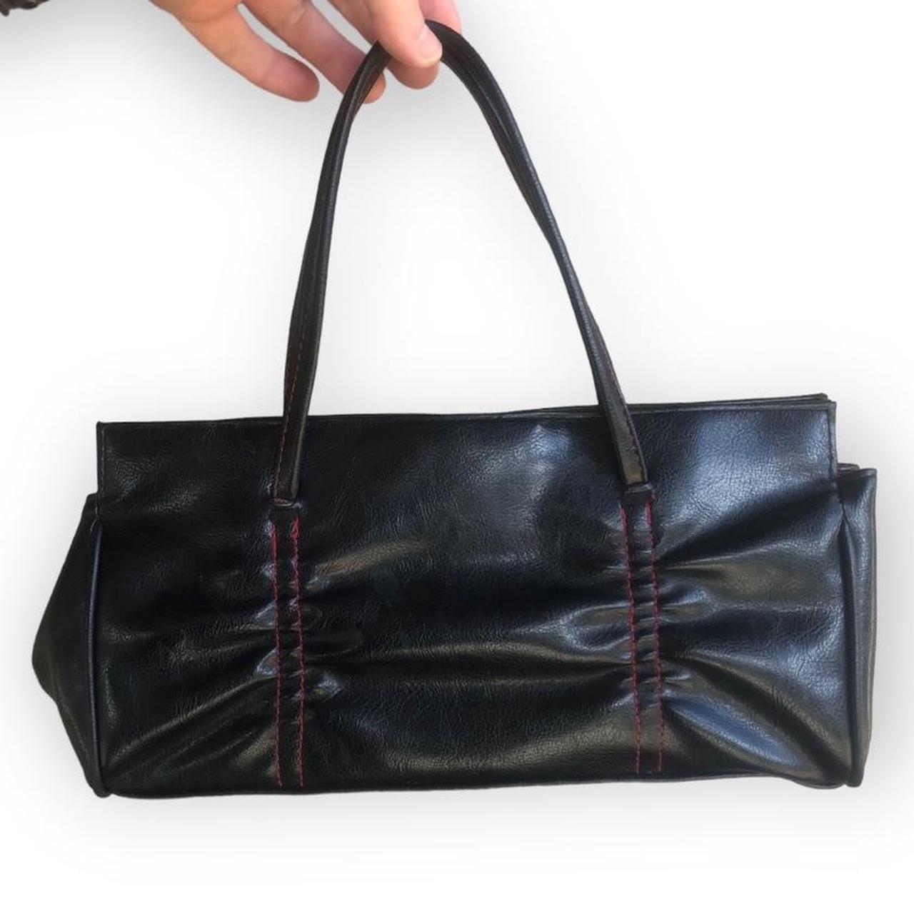 Formal Little Black Shimmer Purse Handbag Hard Shell Padded | eBay