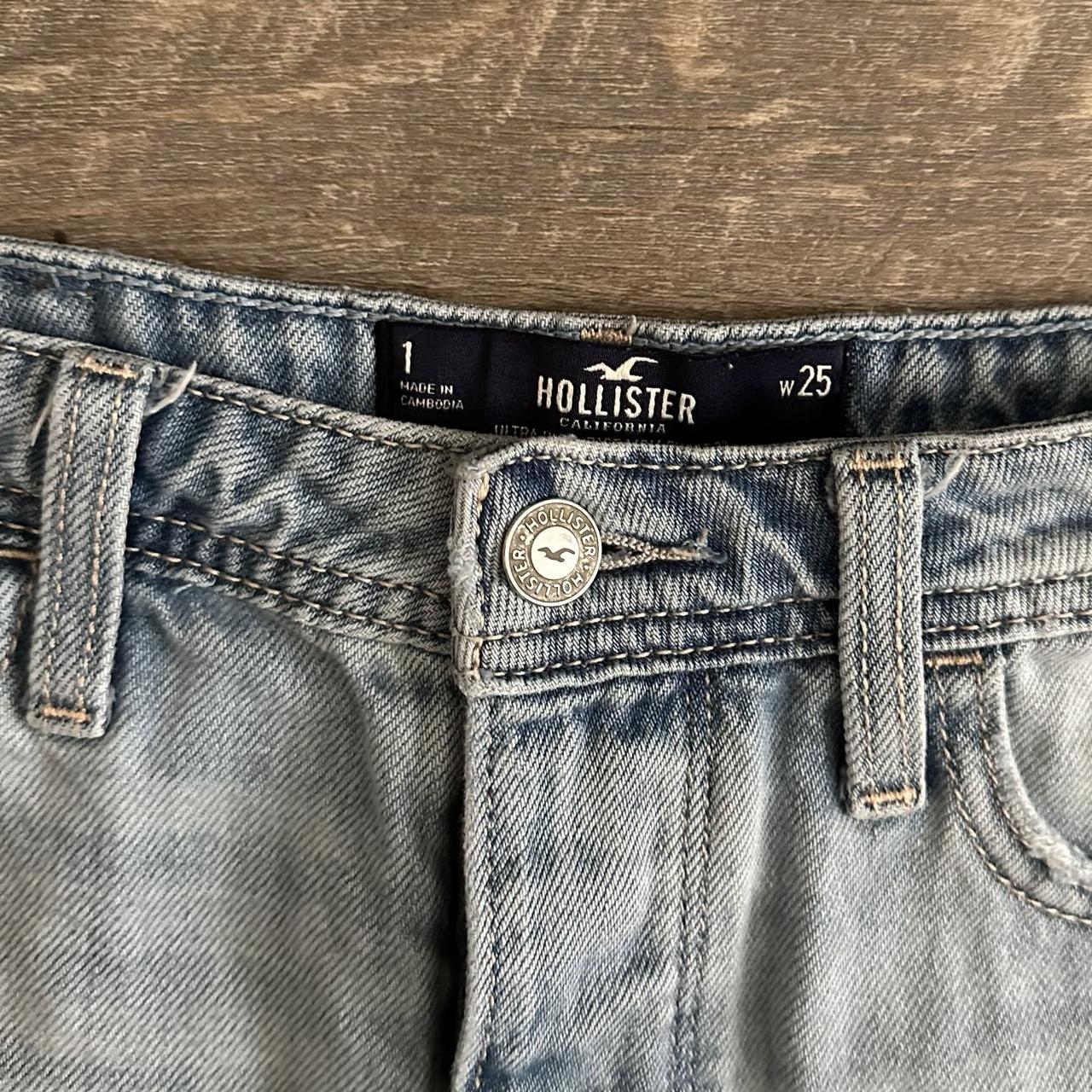 hollister | jean shorts size: 1 (25