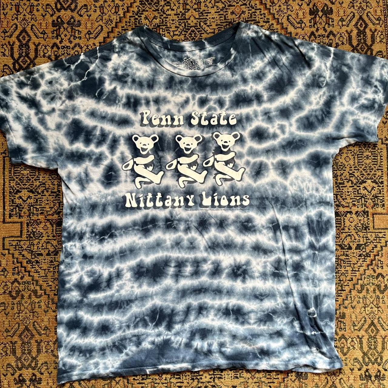 2016 Penn State Nittany Lions Blue Tie Dye Grateful...