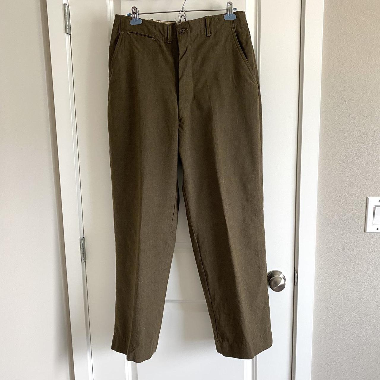 Men's Brown and Khaki Trousers | Depop