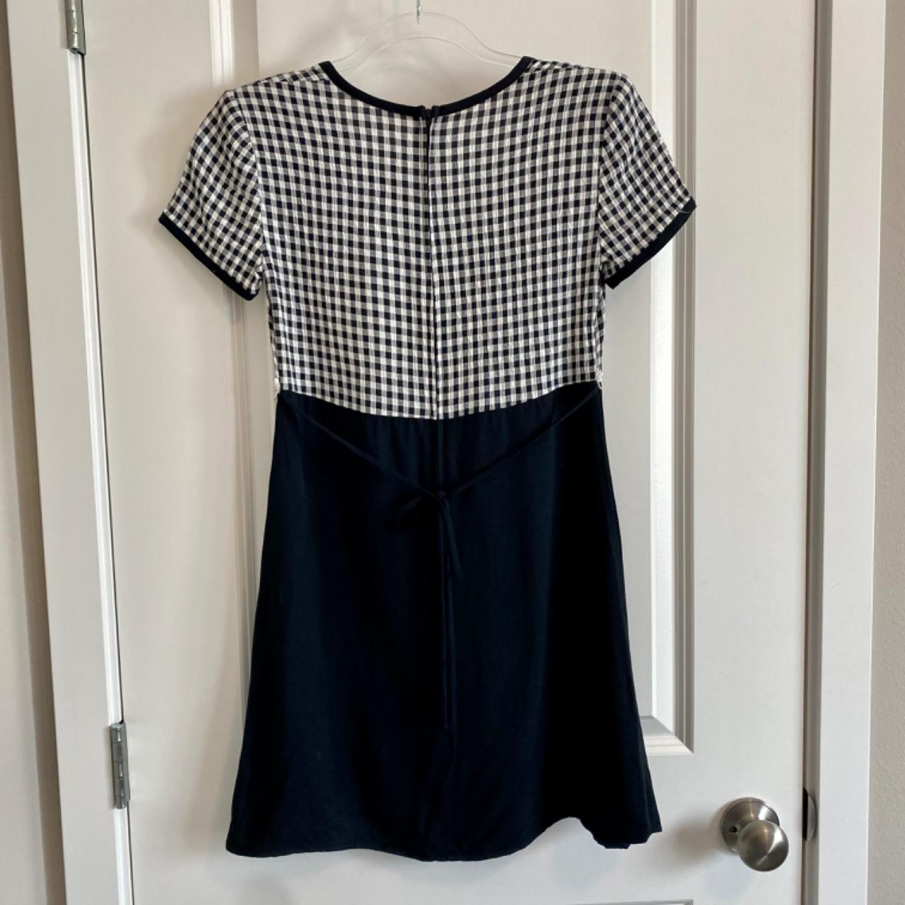 All That Jazz gingham babydoll mini dress with... Depop