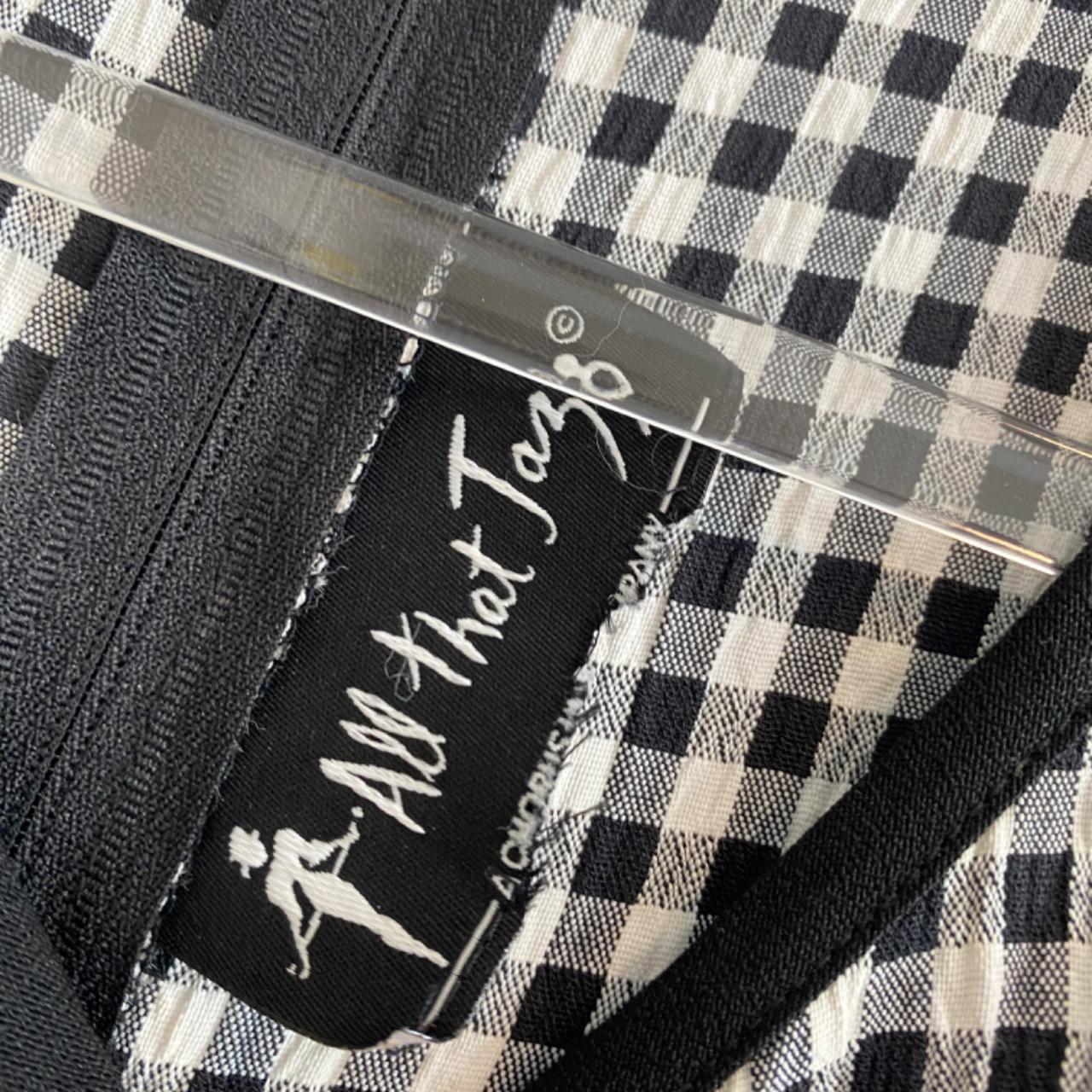 All That Jazz gingham babydoll mini dress with... Depop