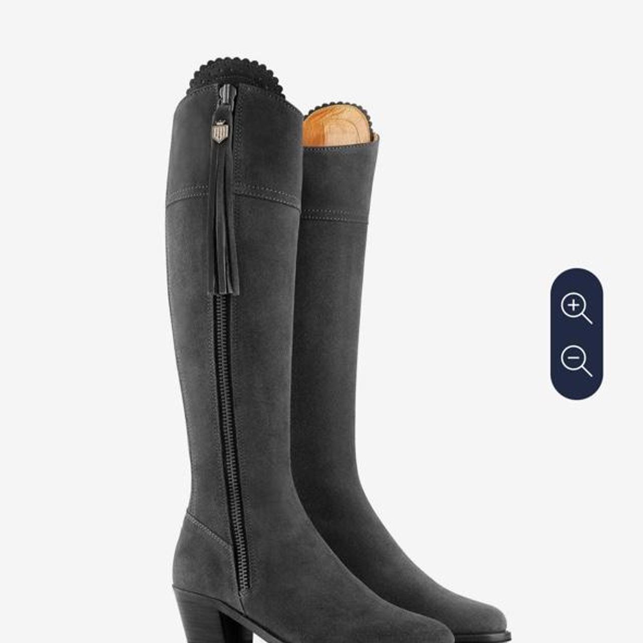 fairfax and favor grey regina boots