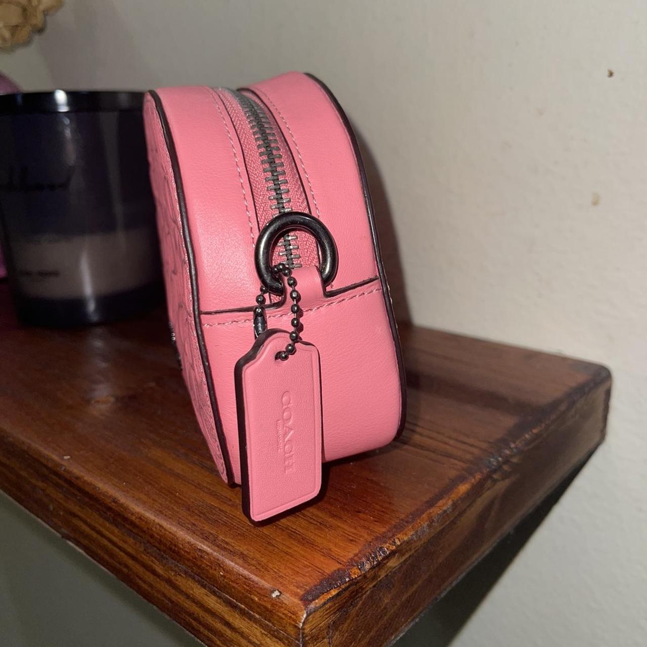 Coach Mini Serena Crossbody Pink Lemonade Signature - Depop