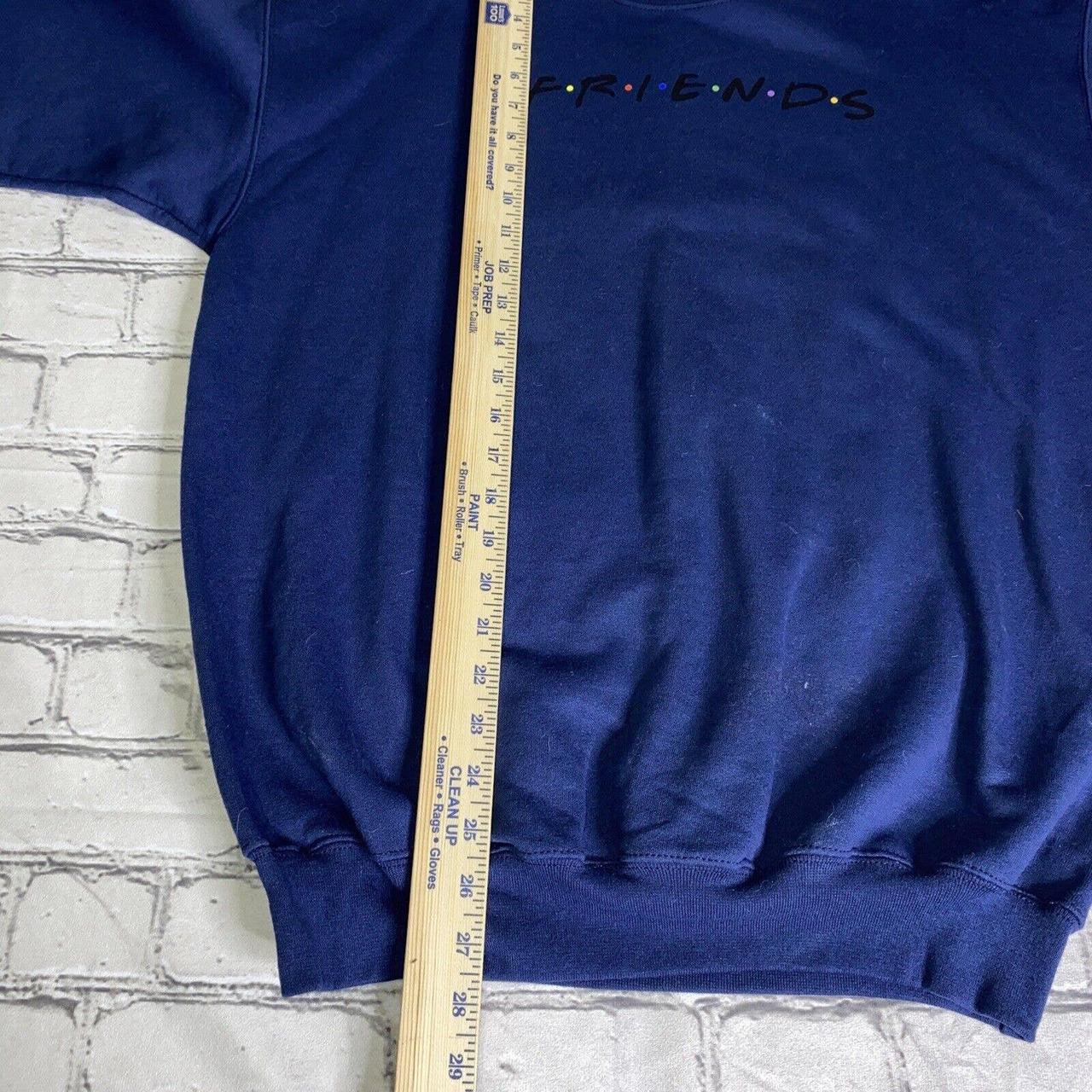 Friends TV Show Blue Sweatshirt Crewneck Size Medium... Depop