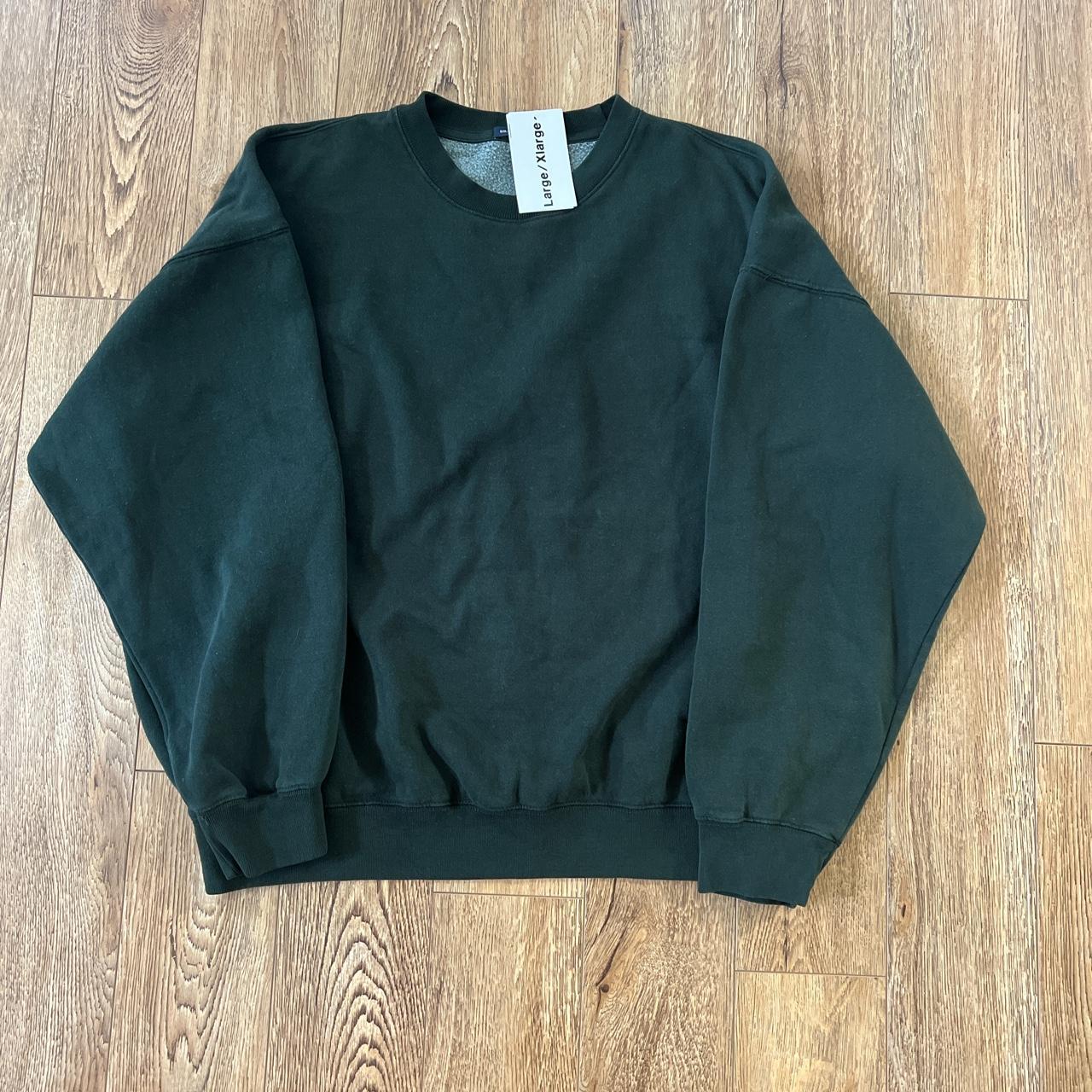 brandy melville green sweatshirt