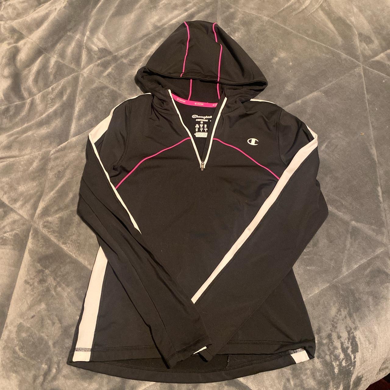 Champion quarter zip discount hoodie