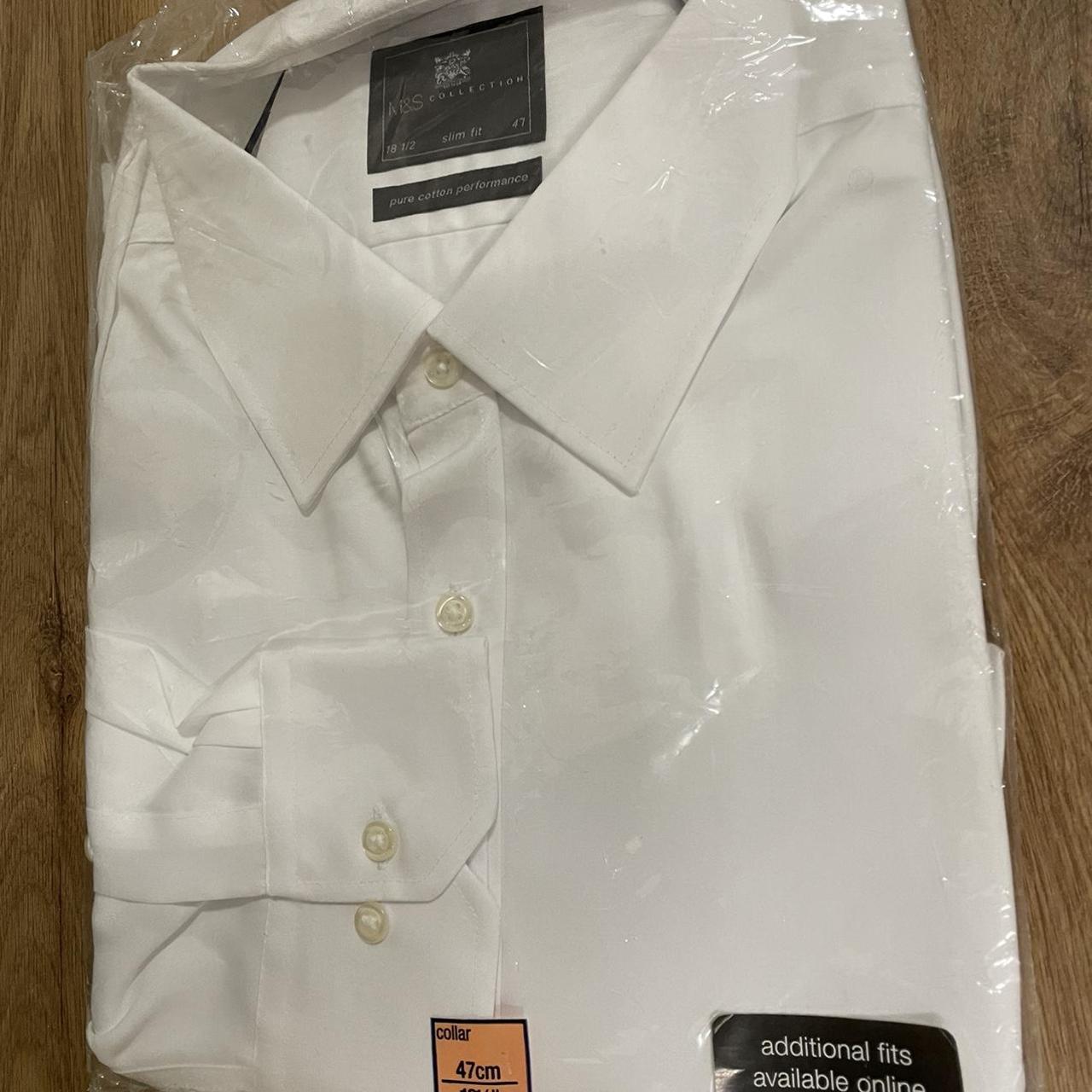 Marks & Spencer Men's White Shirt | Depop