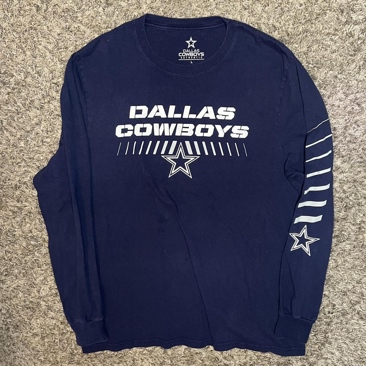 Dallas Cowboys Turtleneck Long Sleeve Shirt NFL - Depop