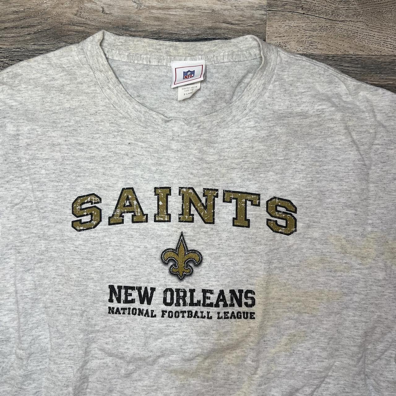 Early 2000's Charcoal NFL New Orleans Saints - Depop