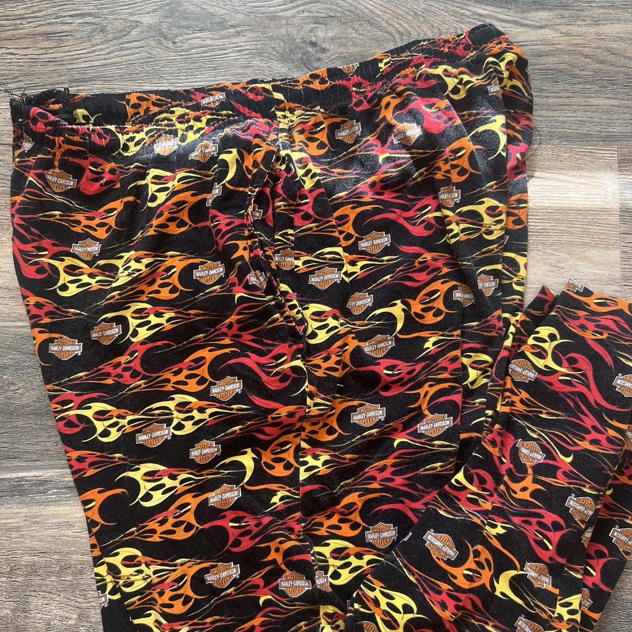 Vintage Harley Davidson pajama pants •Great... Depop