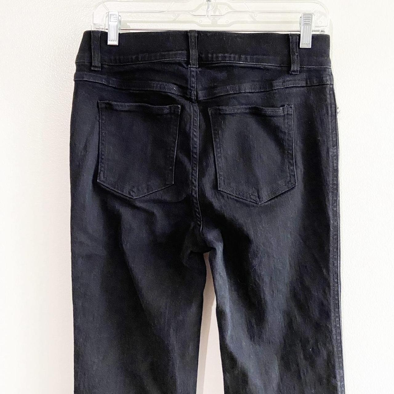 Spanx Flare Jeans Clean Black Size Medium Pull-on - Depop