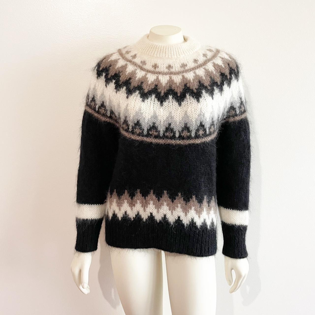 BATONERバトナーモヘアスキーヤーセーター モヘアスキーヤーセーター