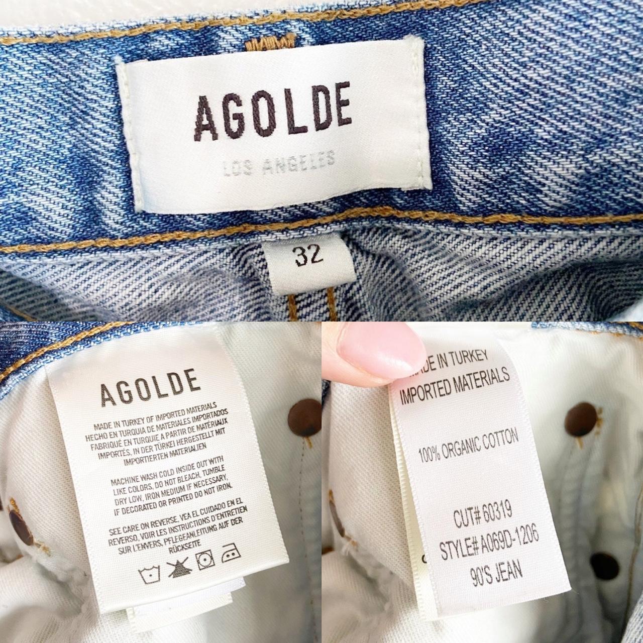 Agolde 90s High Rise Straight Leg Jeans A069D 1206