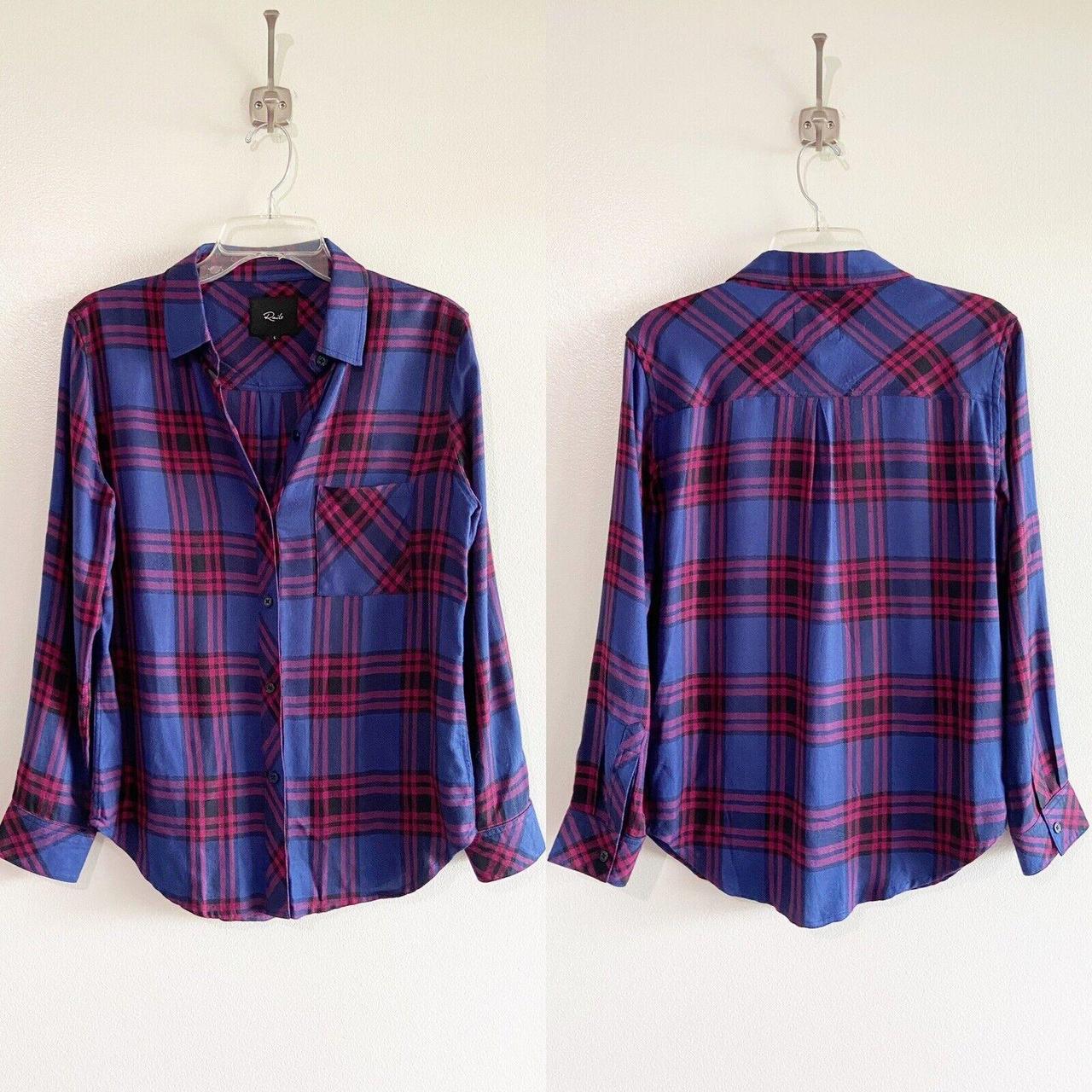 Rails Women's Blouse - Blue - S – Rails Hunter Bu… - image 4