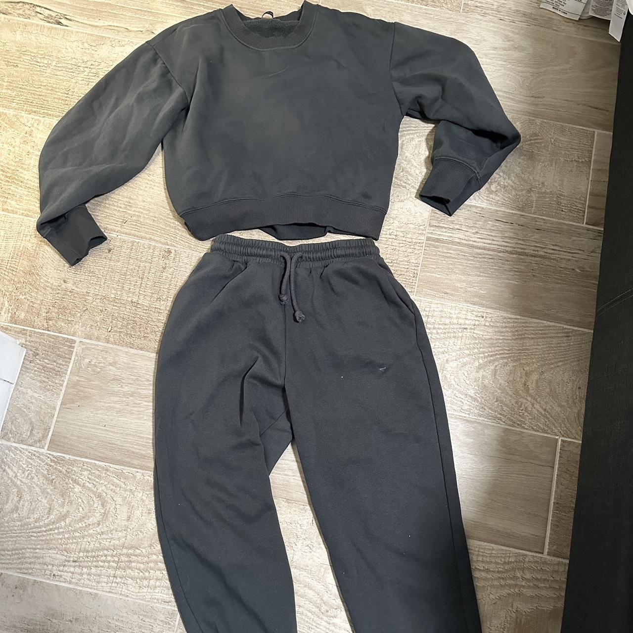 zara grey set both size medium Depop