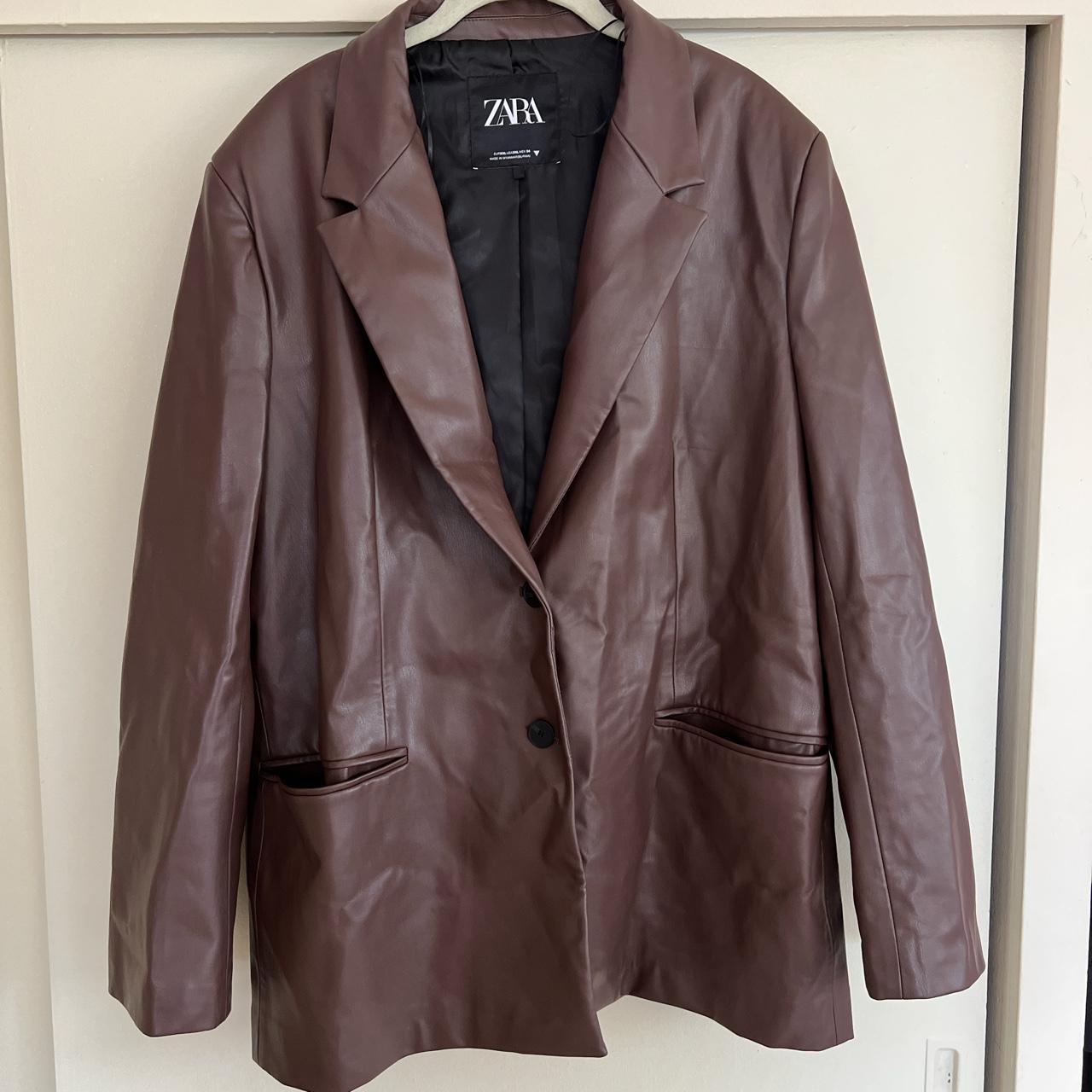 Zara Women's Brown Jacket | Depop