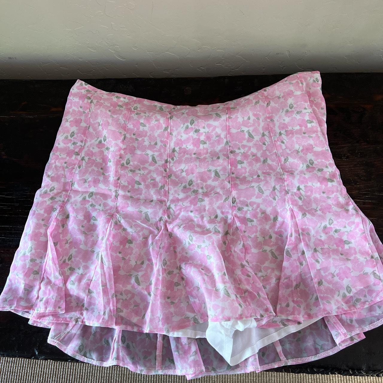 Pink skirt clearance hollister